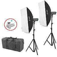 4000Вт Набор постоянного света Visico LED-200T Softbox Kit