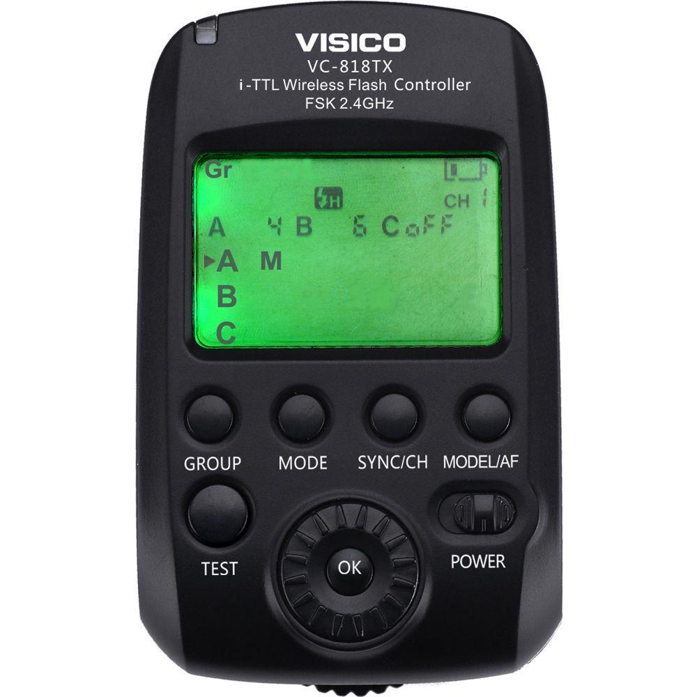 Синхронізатор передавач Visico VC-818TX-N i-TTL for Nikon, фото 1