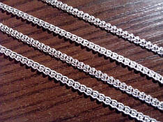 Срібний ланцюжок - плетіння Лав, ширина 3 мм