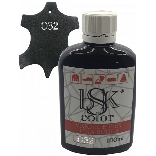 Фарба для шкіри колір сіро-синій bsk-color 100 мл