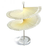 Палитра на подставке, спираль, белые типсы, на ноге, 120 шт, для образцов, для лаков, для ногтей, для дизайна