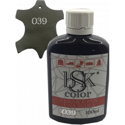 Фарба для шкіри колір тростинно-зелений bsk-color 100 мл