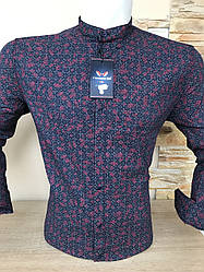 Акція!!! Сорочка з довгим рукавом Noseda з принтом, стІйка