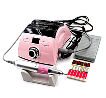 Фрезер для манікюру і педикюру Nail Drill ZS-710, рожевий, 35 000 об, 65 Вт
