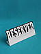 Табличка RESERVED 200x90 мм, фото 2