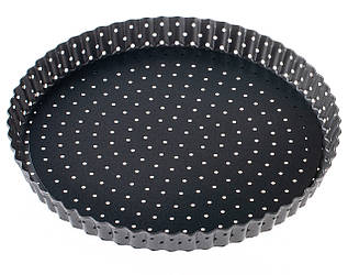 Форма для випічки металева перфорована кругла 30 см