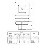 Ручка Ferro Fiori PL 11004.01.Q жовтогарячий, фото 4