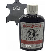 Краска для кожи цвет серый графит bsk-color 100 мл