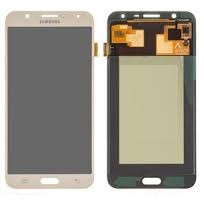 Дисплей для Samsung J701 Galaxy J7 Neo (2017) з сенсорним склом (Золотий) OLED
