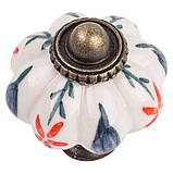 Ручка Ferro Fiori CR 9140.34 антична бронза <unk> малюнок квіти, фото 3