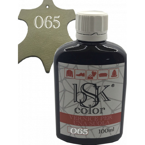 Фарба для шкіри колір сірий шовк bsk-color 100 мл