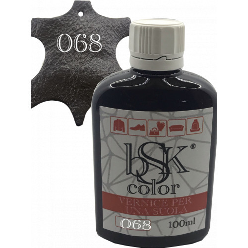 Фарба для шкіри колір темно-бордовий bsk-color 100 мл