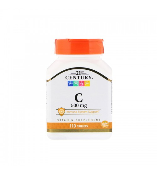 Вітамін С 500 Vitamin C 21st Century Vitamin C 500mg 110tabs