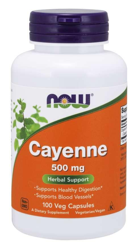 Жироспалювач Now Foods - Cayenne 500 мг (100 капсул)