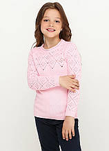 Кофта. дівч. TopHat 18802, 128/34 вязка рожевий