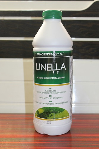 Олія для дерева (На основі лляної олії), Linella, 1 літровий, Vincents Polyline