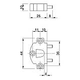 Ручка Ferro Fiori M 0800 чорний <unk> з відбитком пальця, фото 6