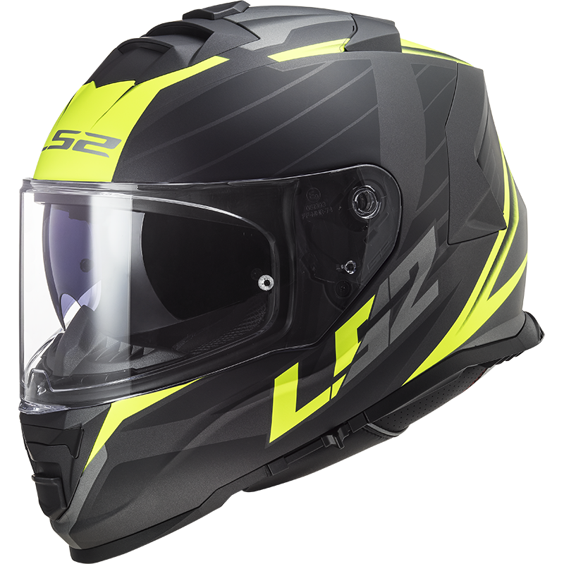Мотошолом LS2 FF800 II Storm Nerve (жовтий)