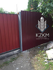 Встановлення паркану з профнастилу ціна київ, монтаж ворота, калітка з гарантією