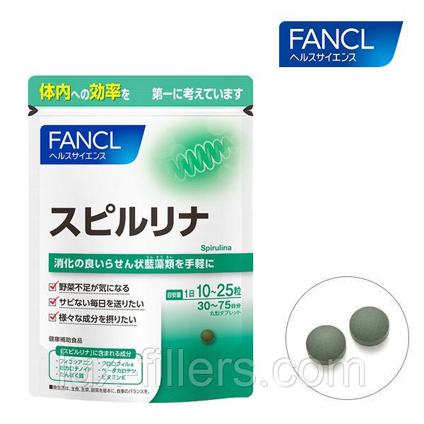 Спіруліна Fancl Spirulina 750 таблеток