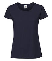 Женская футболка Премиум L Глубокий Темно-Синий
