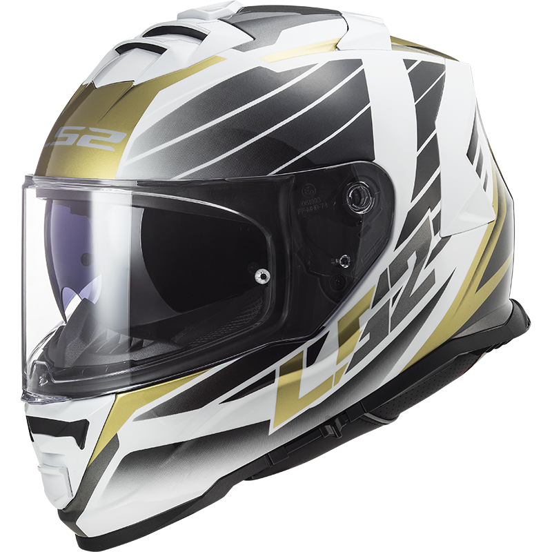 Мотошолом LS2 FF800 II Storm Nerve (золотистий)