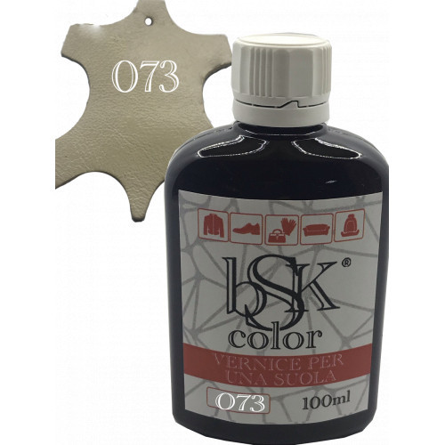 Фарба для шкіри колір бежево-пісочний bsk-color 100 мл