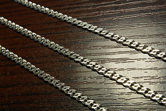 Срібний ланцюжок жіночий - плетення Нонна, фото 2