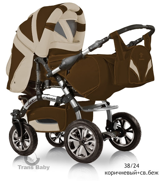 Транс бебі Прадо люкс дитяча універсальна коляска-трансформер Trans baby Prado lux