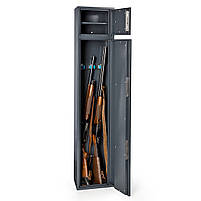 Збройовий сейф 150х30х20 см Barett 2 секції для дому офісу для зберігання зброї, фото 2