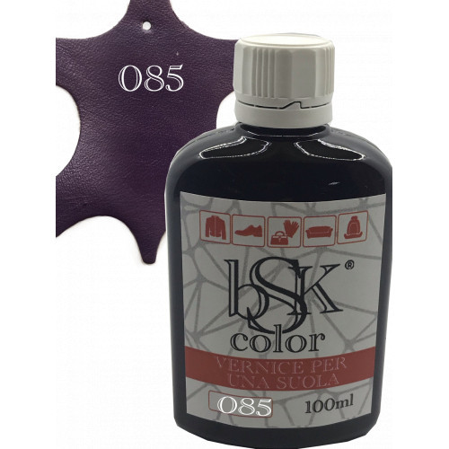 Фарба для шкіри колір баклажан bsk-color 100 мл