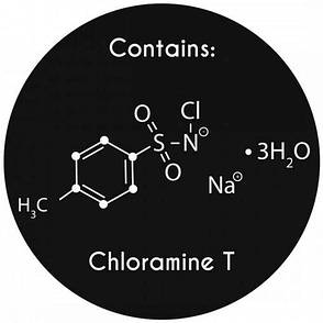 NT LABS Chloramine-T, 50 г (Антибактеріальний і антипаразитарний лікарський препарат для Кої), фото 2