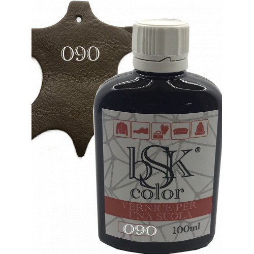 Фарба для шкіри колір горіх bsk-color 100 мл