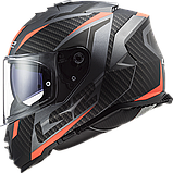 Мотошолом LS2 FF800 II Storm Racer (жовтогарячий), фото 2