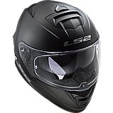 Мотошолом LS2 FF800 II Storm Solid Matt (чорний), фото 7