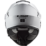Мотошолом LS2 FF800 II Storm Solid Matt (білий), фото 7