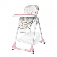 Дитячий Стільчик для годування BABY TILLY Bistro T-641/2 Rose, рожевий