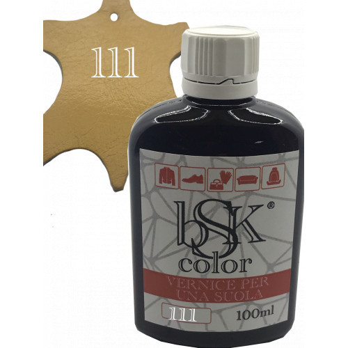 Фарба для шкіри колір шафрановий bsk-color 100 мл