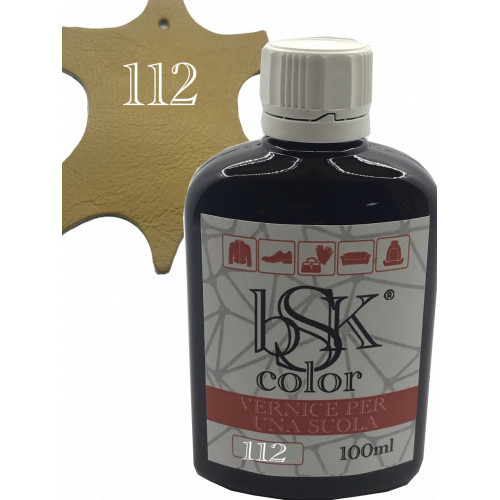 Фарба для шкіри колір кари bsk-color 100 мл