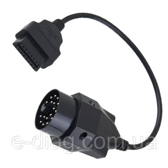 Перехідник для діагностики BMW з 20 pin на OBD2 (повне розпінування) для Delphi, autocom