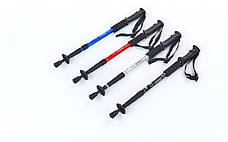 Палиця трекінгова (для скандинавської ходьби) (1 шт.) TY-2915-1 ENERGIA (алюміній, 4 слож, l-55-110 см, кольори в, фото 2