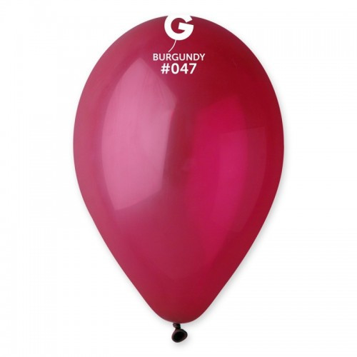 Латексна кулька пастель бургундія 10" / 47/ 26см Burgundy Gemar
