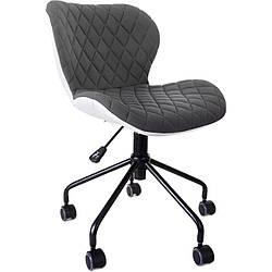 Крісло офісне Moderna сірий з білим (9169)