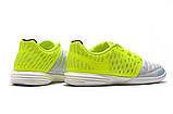 Футзалки Nike Lunar Gato II IC white/lightgreen, фото 2