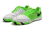 Футзалки Nike Lunar Gato II IC white/green, фото 2