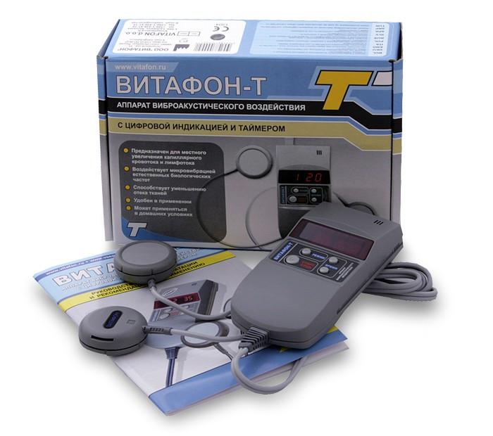 Аппарат виброакустический с цифровой индикацией и таймером "Витафон-Т" - фото 2 - id-p1113618100