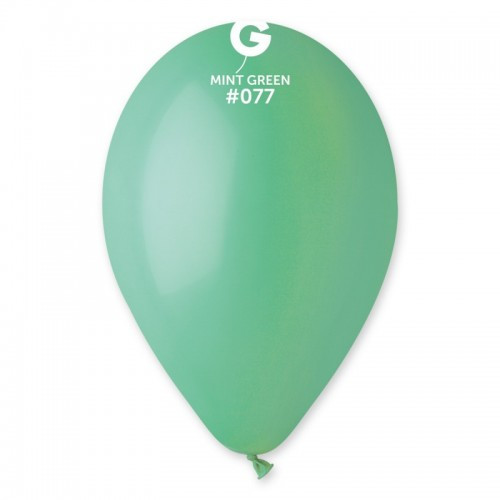 Латексна кулька пастель м'ятний 10" / 77 / 26 Mint green Gemar, фото 1