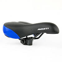 Седло велосипедное Avanti FU-6251 черное-синее