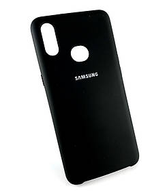 Чохол накладка для Samsung A10s, A107 на задню панель Silicone Cover чорний