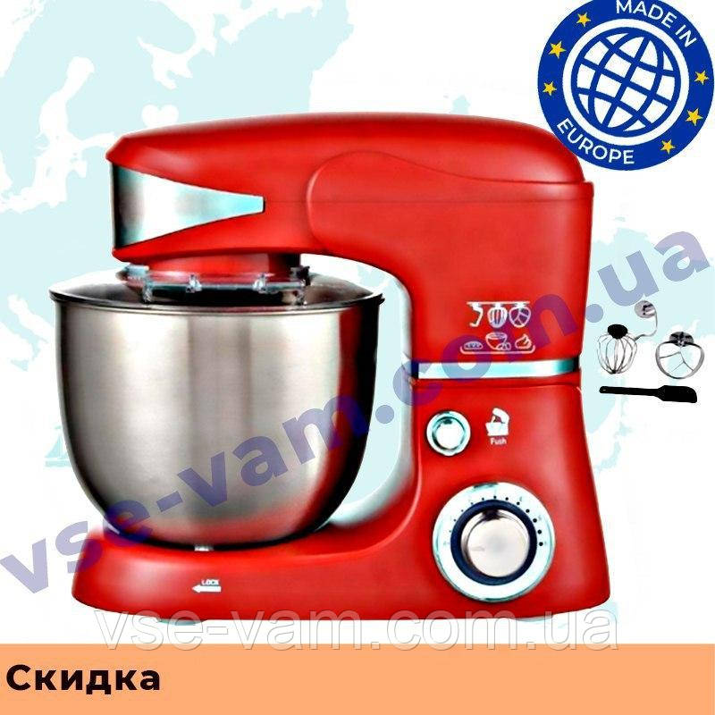 Кухонний тістоміс міксер планетарний Royalty Line 1600 Вт, фото 1